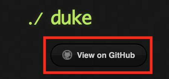 View on GitHub button